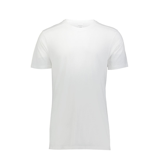 [FTSCUBWH-YS-LOGO1] Decker Youth Tri-Blend T-Shirt - Short Sleeve (Youth S, White)
