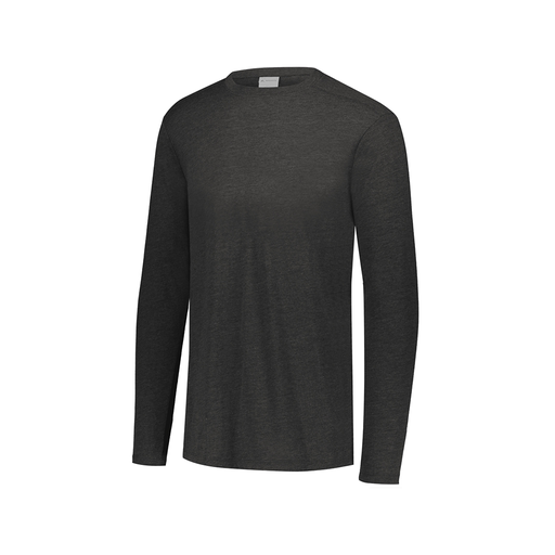 [FTLCUBBK-AXS-LOGO1] Decker Men's Tri-Blend T-Shirt - Long Sleeve (Adult XS, Black)
