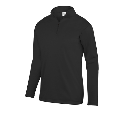 [FOLQFFBK-AS-LOGO1] Decker Men's FlexFleece 1/4 Zip (Adult S, Black)